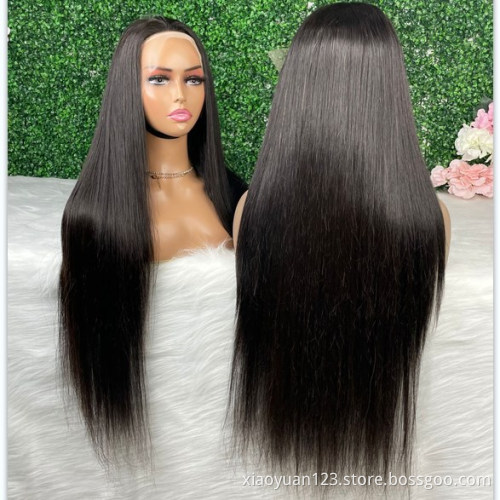 Wholesale Indian Unprocessed 9a10aRaw Remy hd Lace Frontal Wig Virgin Cuticle Aligned Peruvian Human Hair Front Lace Front Wigs